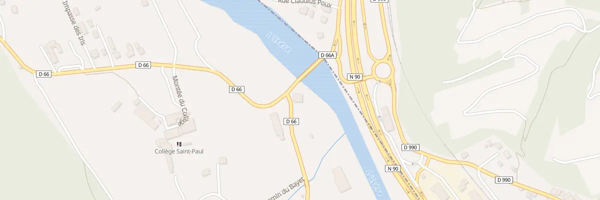 Plan du 370 Rte des Trois Villages à Saint-Paul-sur-Isère