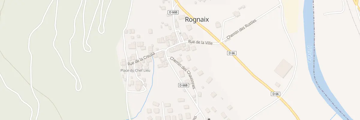 Plan du 21 Che des Chavonnes à Rognaix
