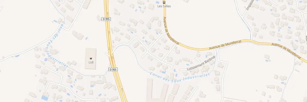 Plan du 3 Av du Docteur Gaston Germon à Draguignan