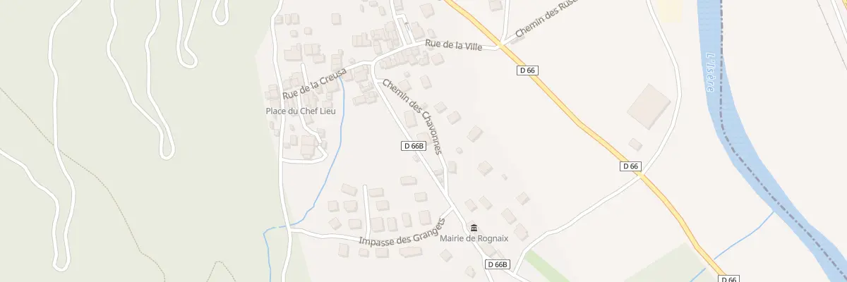 Plan du 235 Rue de la mairie à Rognaix