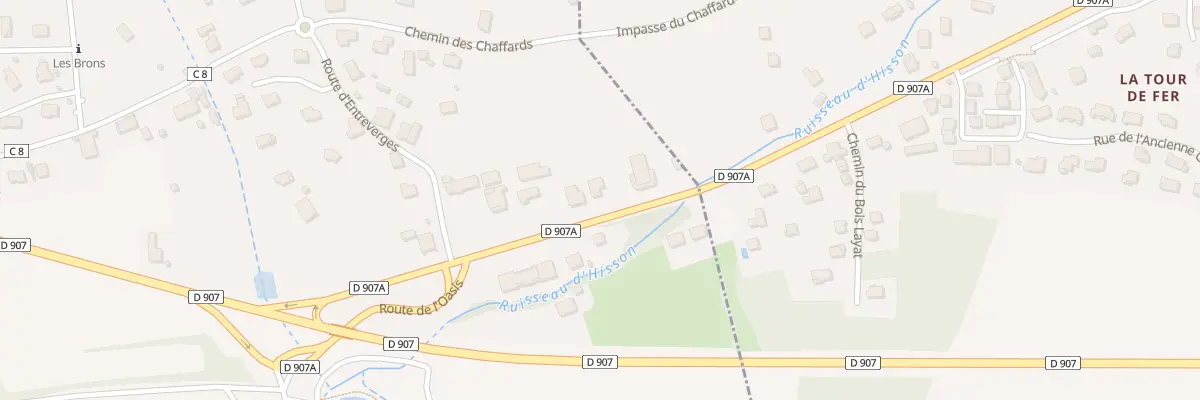 Plan du 5002 Rte des Etayers à La Tour