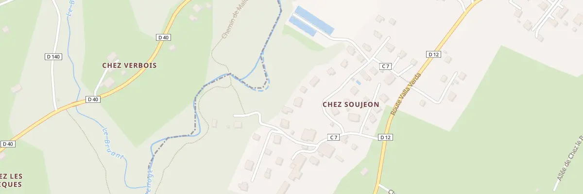 Plan du 59B Che des Chenevis à Habère-Lullin
