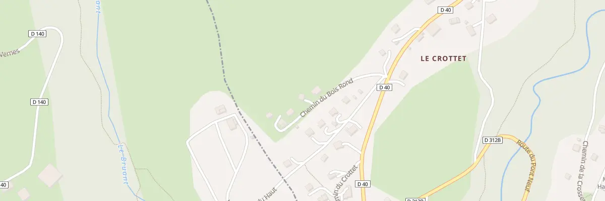 Plan du 122 Che du Bois Rond à Habère-Lullin