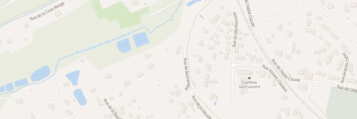 Plan du 36 Rue de Bertraménil St L à Épinal