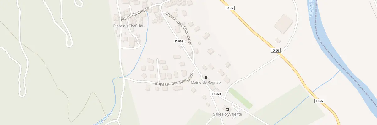 Plan du 338 Rue de la mairie à Rognaix
