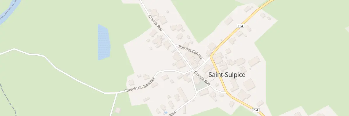 Plan du 45 Grand Rue à Saint-Sulpice