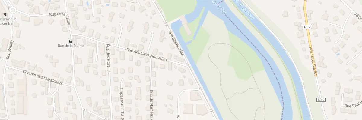 Plan du 15 Rue des Cités Nouvelles à Golbey