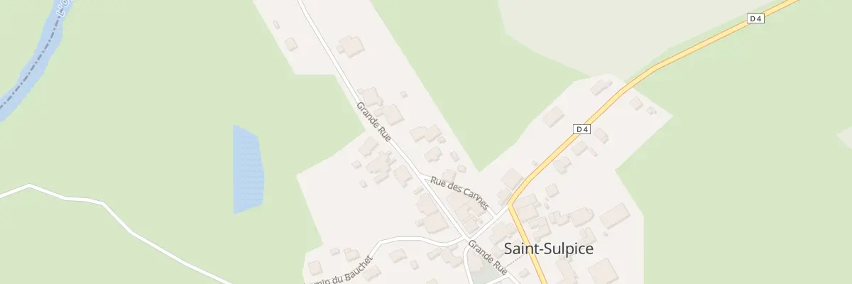 Plan du 54 Grand Rue à Saint-Sulpice