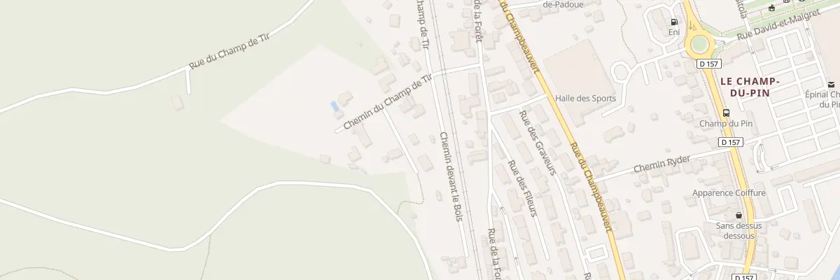 Plan du 5 Rue du Champ de Tir à Épinal