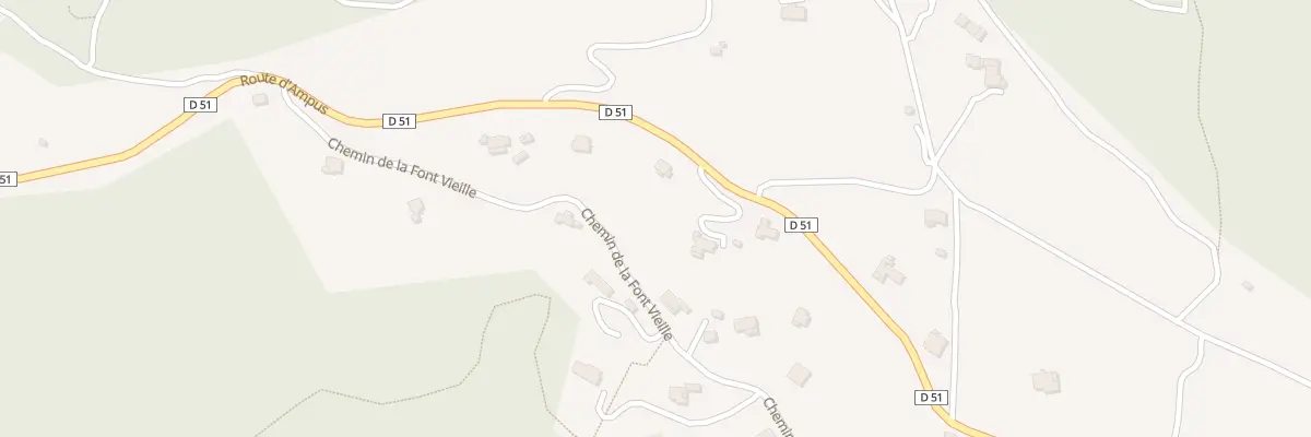 Plan du 5277 Les Vallas à Châteaudouble