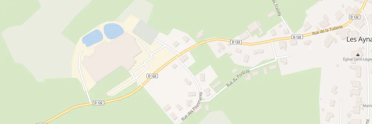 Plan du 17 Rue de la Tuilerie aux Aynans