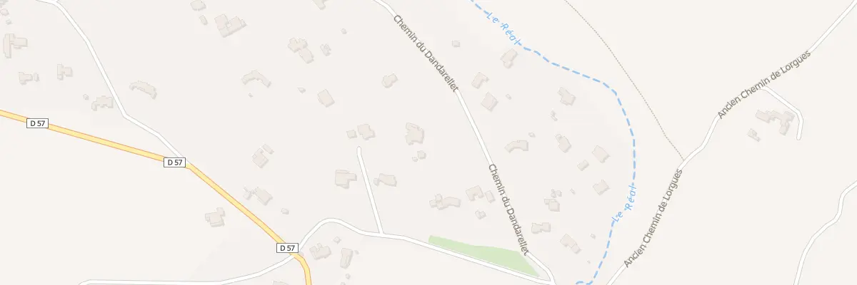 Plan du 277 Chem de Dandarelet aux Arcs