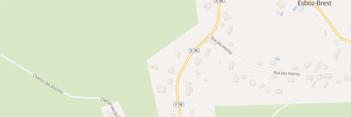 Plan du 15 Rte de Brest à Esboz-Brest