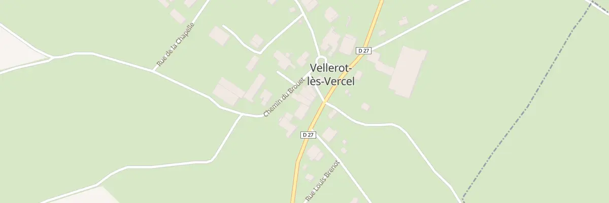 Plan du 5 Rue Grande à Vellerot-lès-Vercel