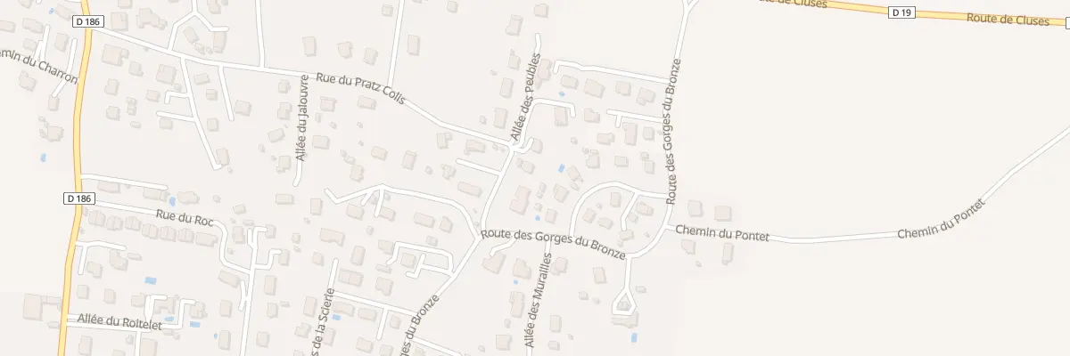 Plan du 441 Rue du Pratz Colis à Bonneville