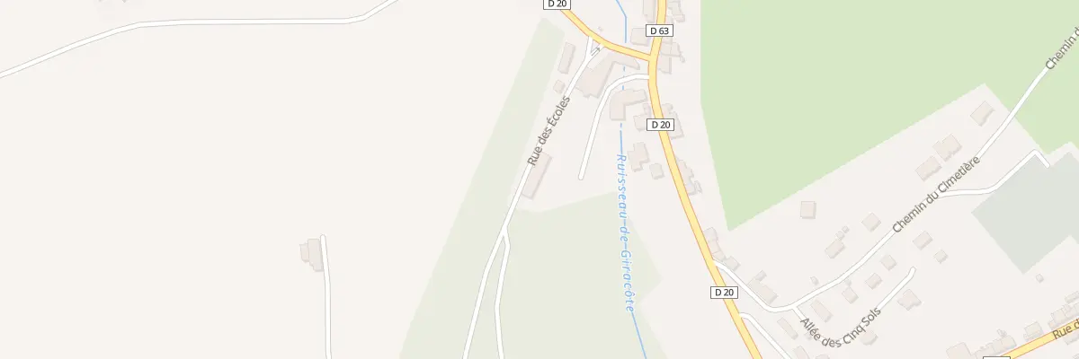Plan du 131 Rue des Ecoles à Plombières-les-Bains