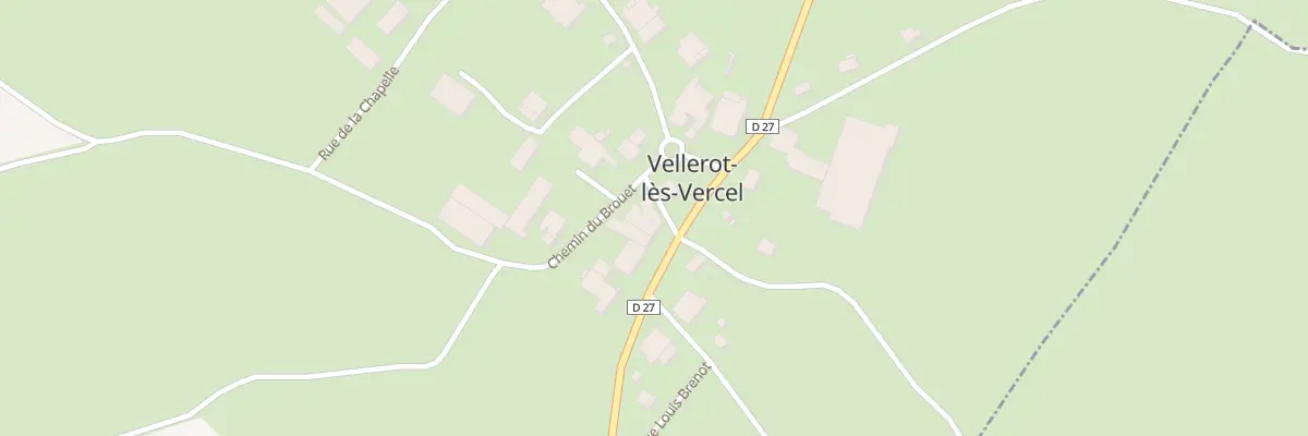 Plan du 2 Pl de la Mairie à Vellerot-lès-Vercel