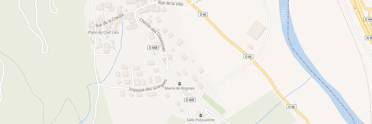Plan du 353 Rue de la mairie à Rognaix