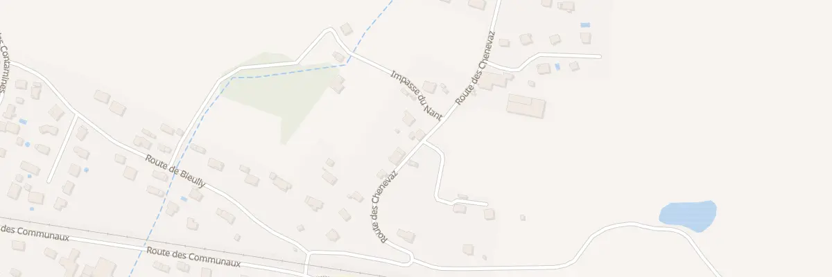 Plan du 388 Rte des Chenevaz à Ayse