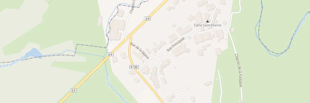 Plan du 2 Rue de la Mairie à Lamath