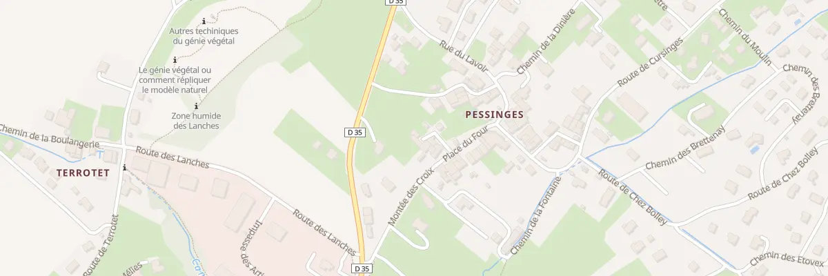 Plan du 31 Pl du Four à Cervens