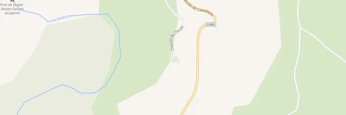 Plan du 5089 Le Clouat à Trigance