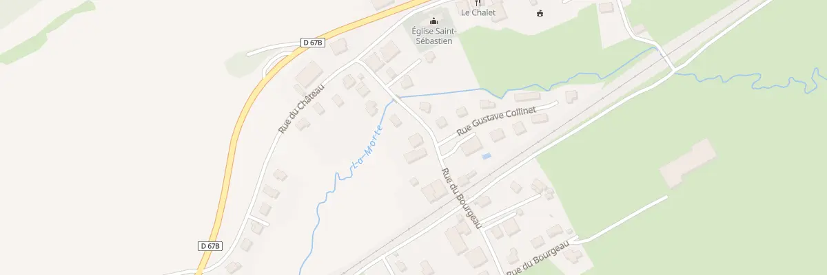 Plan du 8 Rue du Bourgeau à Verrières-de-Joux