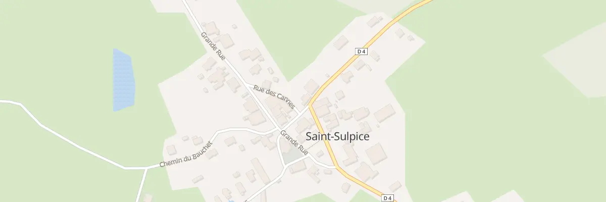 Plan du 5 Rue des Pautets à Saint-Sulpice