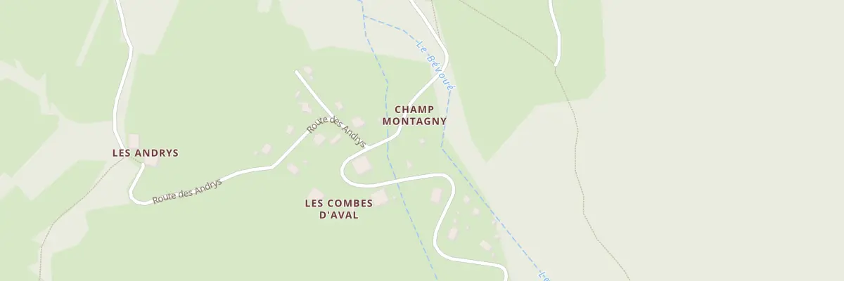 Plan du 255 Rte de Miribel à Villard