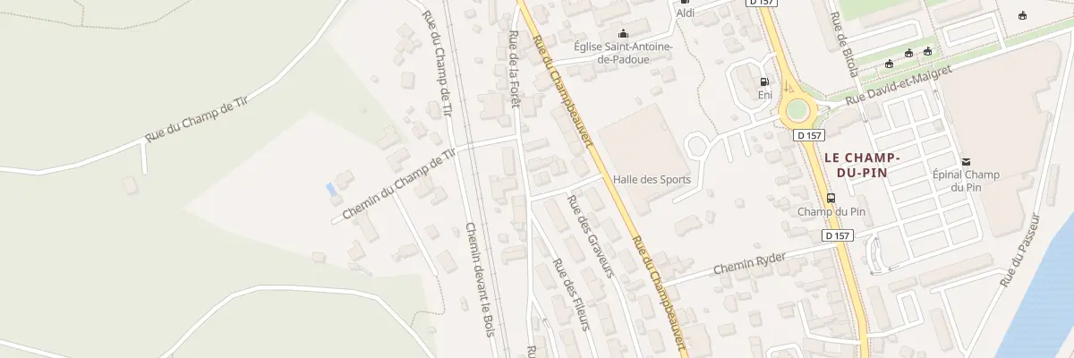 Plan du 3B Rue de la Forêt à Épinal