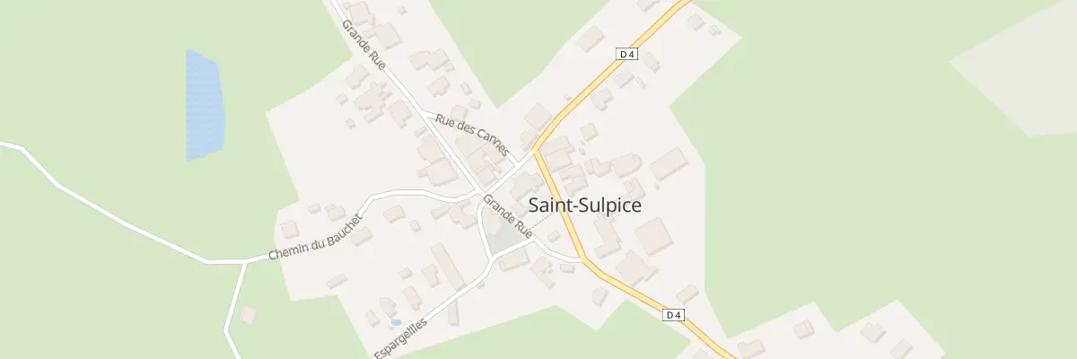Plan du 7 Rue du Four Banal à Saint-Sulpice
