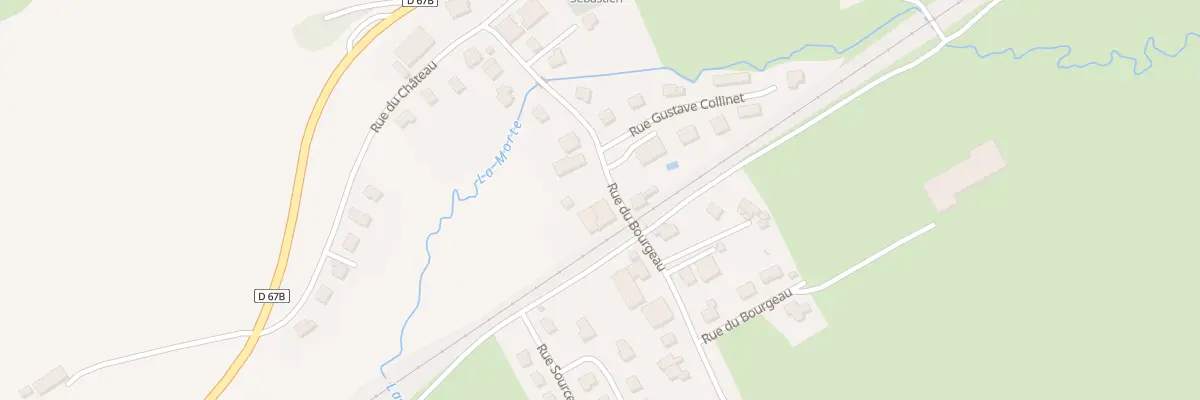 Plan du 14 Rue du Bourgeau à Verrières-de-Joux