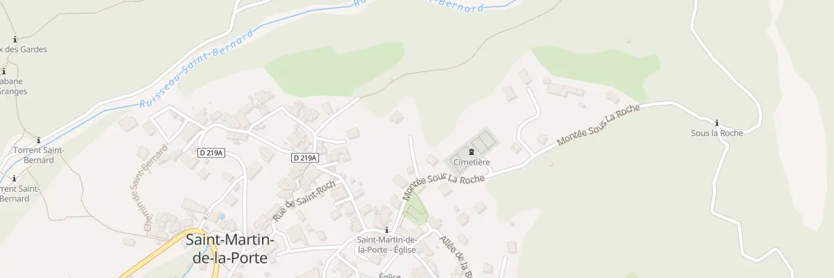 Plan du 75 Mte sous la Roche à Saint-Martin-de-la-Porte