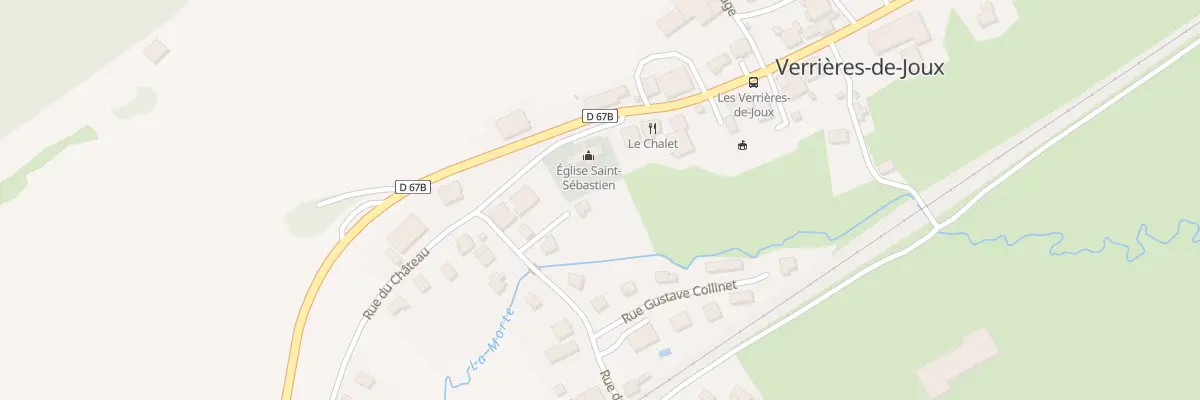 Plan du 3 Rue du Bourgeau à Verrières-de-Joux