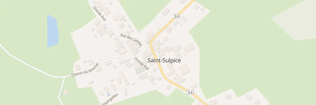 Plan du 10 Rue du Four Banal à Saint-Sulpice