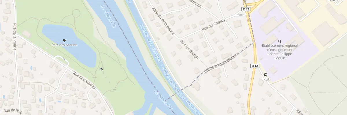 Plan du 40 Rue Lindbergh à Dogneville