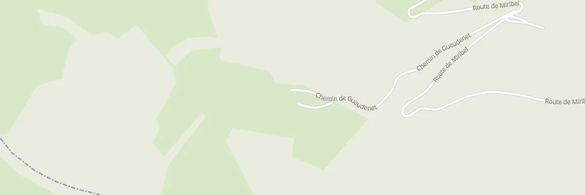 Plan du 415 Che de Gueudenet à Villard