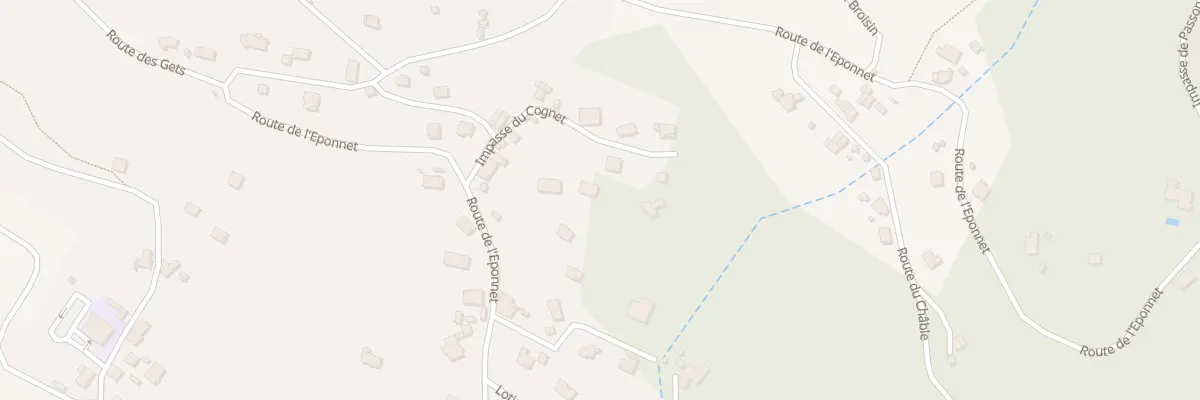 Plan du 292 Rte de l’Eponnet à Ayse
