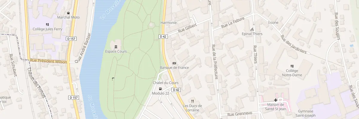 Plan du 23B Av Gambetta à Épinal