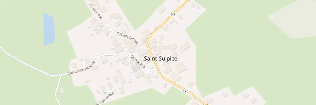 Plan du 8 Rue du Four Banal à Saint-Sulpice