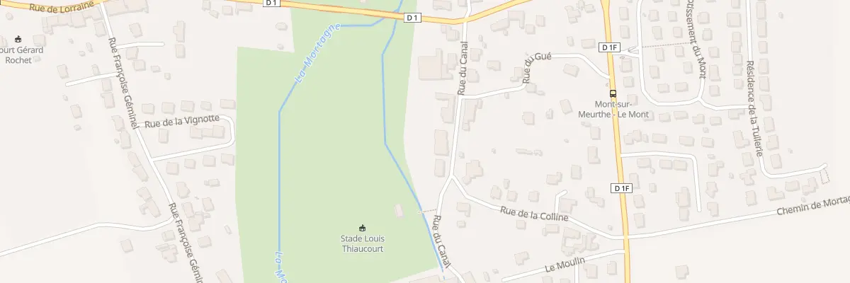 Plan du 7 Rue de l’Abbe Pierre à Mont-sur-Meurthe