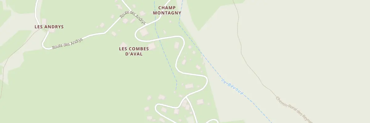 Plan du 546 Rte de Miribel à Villard