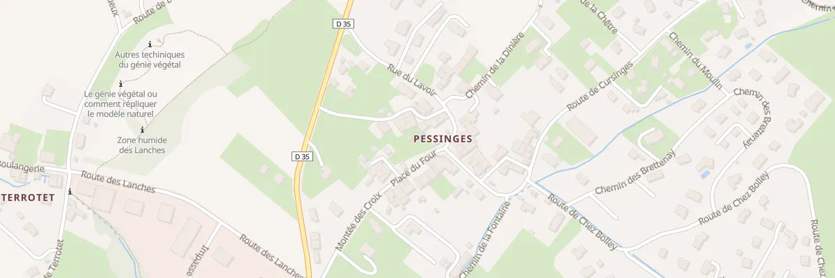 Plan du 25 Imp du Chènevis à Cervens