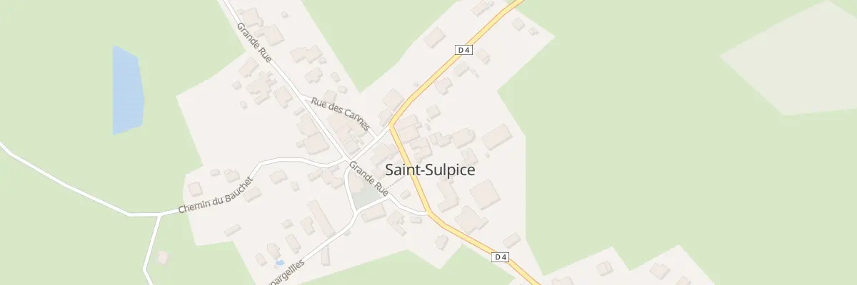 Plan du 10B Rue du Four Banal à Saint-Sulpice
