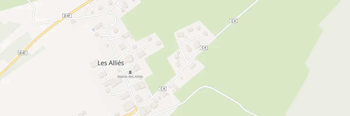 Plan du 3 Les Cheneys aux Alliés