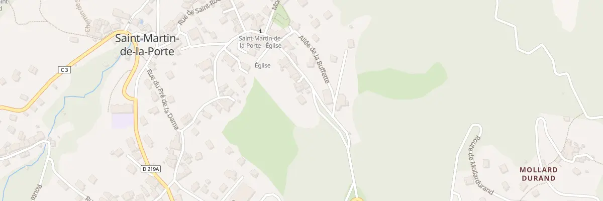 Plan du 916 Rue de la Maison Blanche à Saint-Martin-de-la-Porte