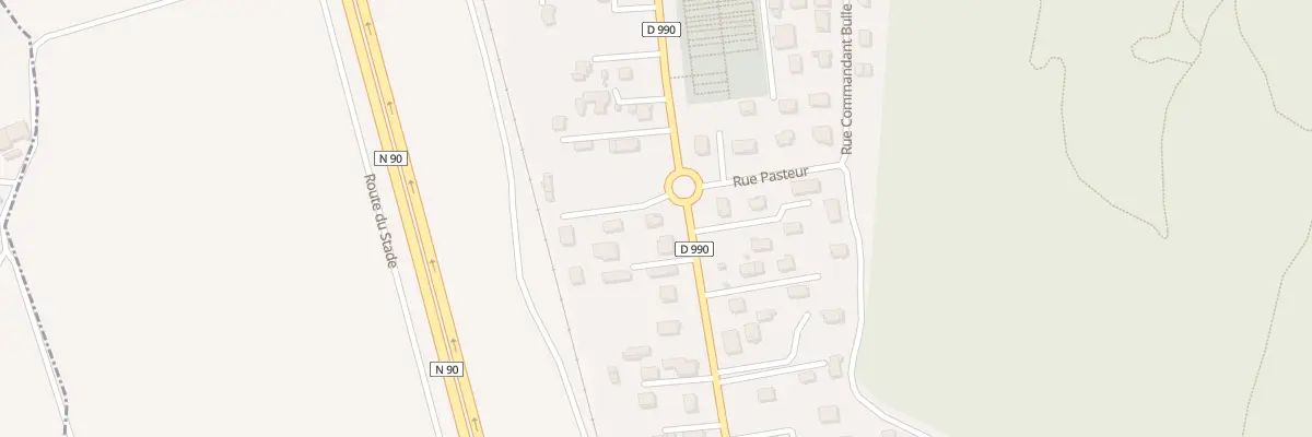 Plan du 2861 Rue Paul Girod à La Bâthie