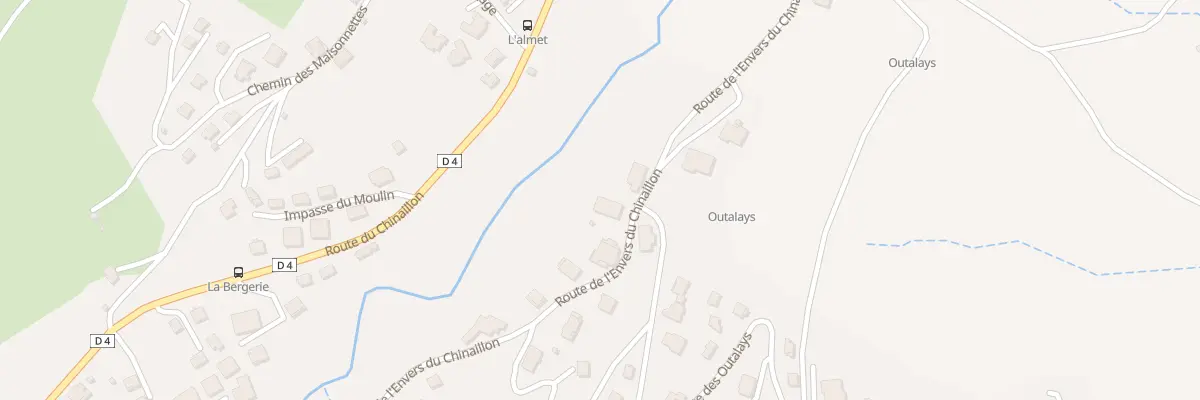 Plan du 645 Rte de l’Envers du Chinaillon au Grand-Bornand