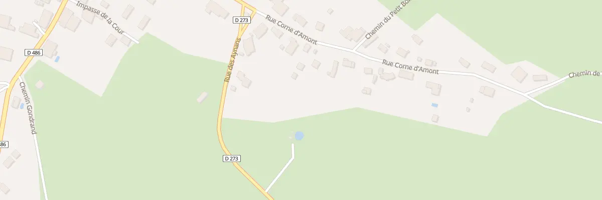 Plan du 20 Rue Corne d’Amont à Vy-lès-Lure
