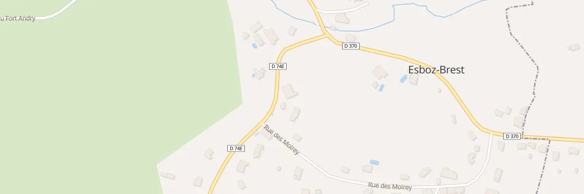Plan du 4 Rte de Brest à Esboz-Brest
